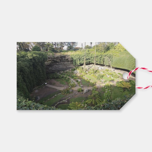Umpherston Sinkhole Dolda fristaden Presentetikett (Framsidan (Horizontal))