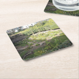 Umpherston Sinkhole Gömt Sanctuary Underlägg Papper Kvadrat