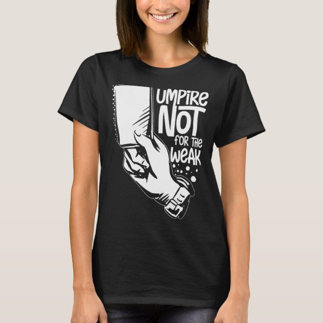 Umpire citerar Baskeball Softball Football Whistle T Shirt (Framsida)