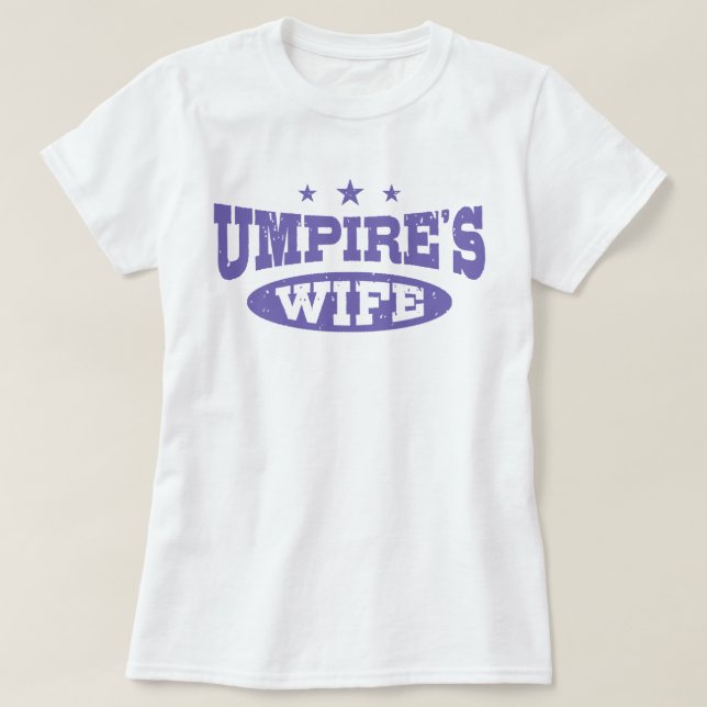 Umpires hustru t shirt (Design framsida)