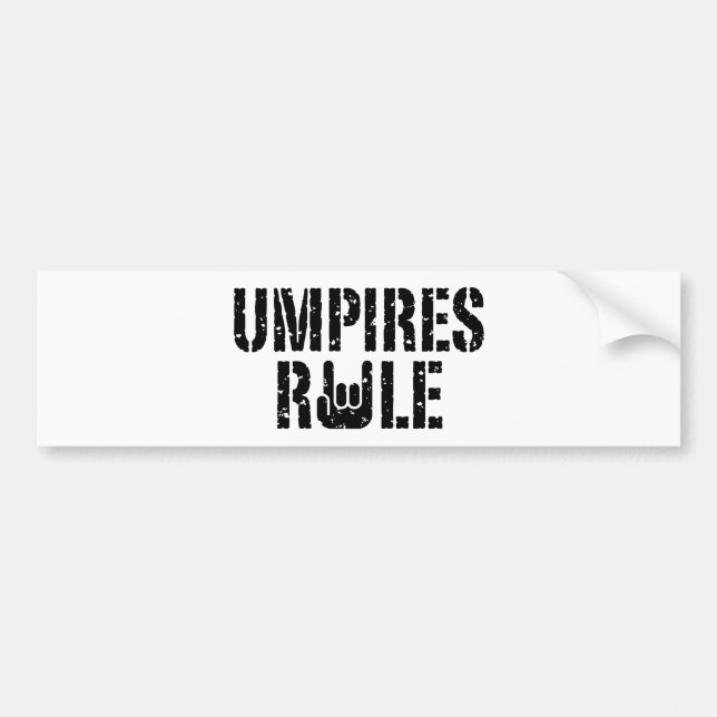 Umpires-regel Bildekal (Framsidan)