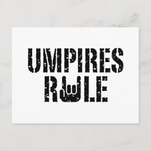 Umpires-regel Vykort