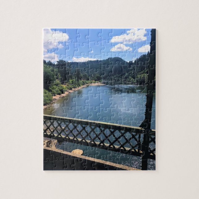 Umpqua River, Oregon Pussel (Vertikal)
