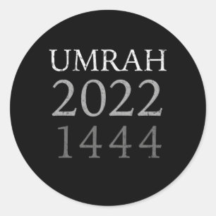 Umrah 2022 för och 1444H för familjen Runt Klistermärke