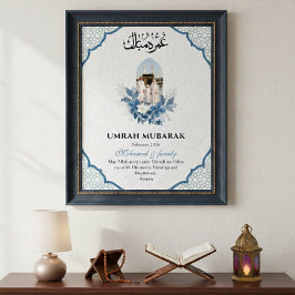 Umrah Mubarak Anpassad 1 Foto Islamisk Poster