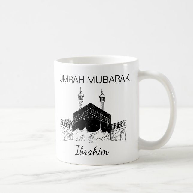 Umrah Mubarak Hajj Mubarak Kaabah Namn Mugg (Höger)
