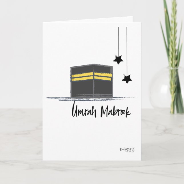 Umrah Mubarak Kort (Framsida)