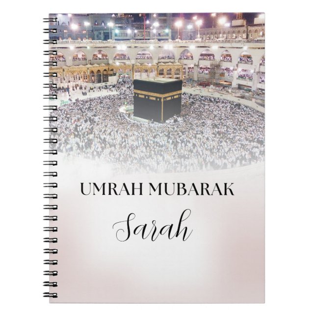 Umrah Mubarak Spiral bärbar dator Anteckningsbok (Framsidan)