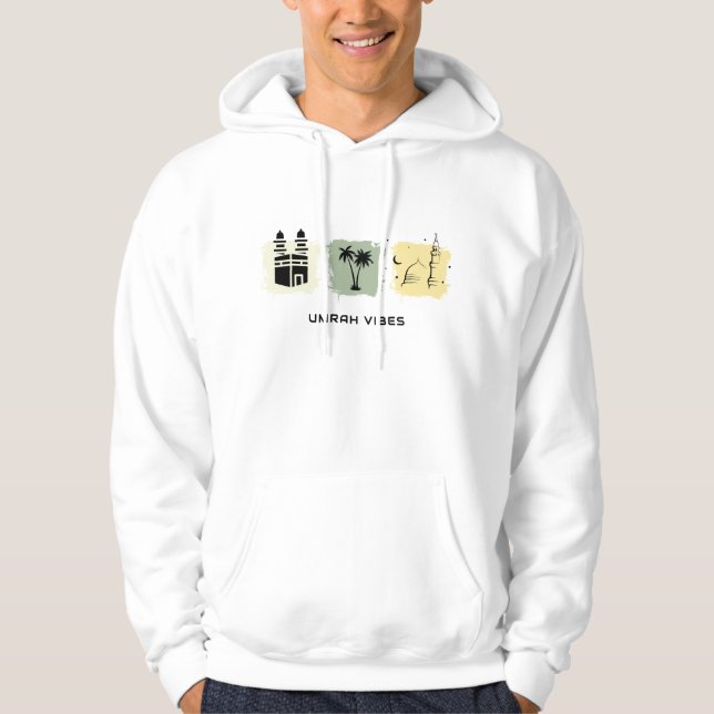 Umrah Vibes Anpassade Hoodie | Islamic Gift (Framsida)
