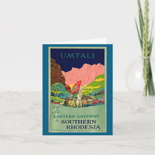 Umtali - Den östra porten till Södra Rhodesia  Kort