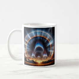 Un anneau de lumière stellaire s'élève. kaffemugg