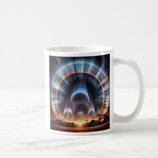 Un anneau de lumière stellaire s'élève. kaffemugg (Höger)