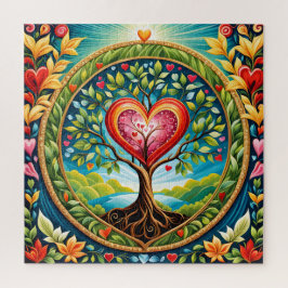 Un arbre de vie plein d'amour pussel