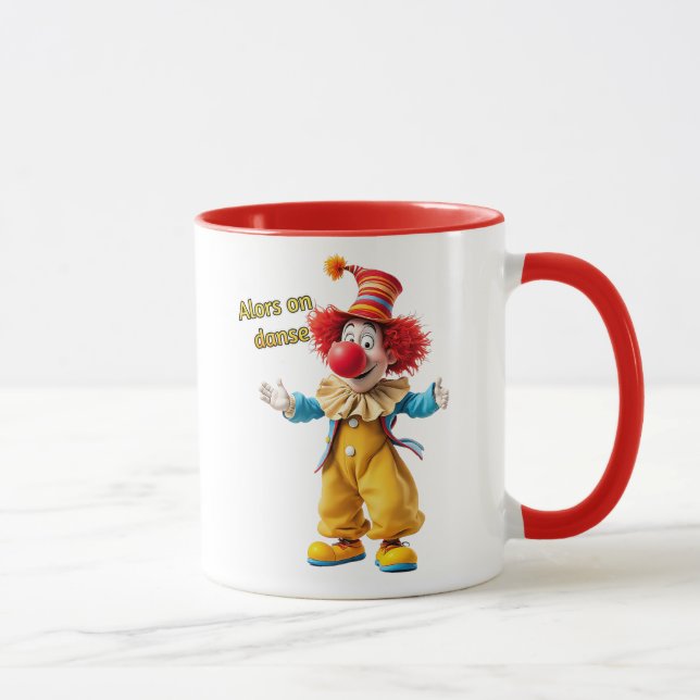 Un clown t'invite à danser. mugg (Höger)