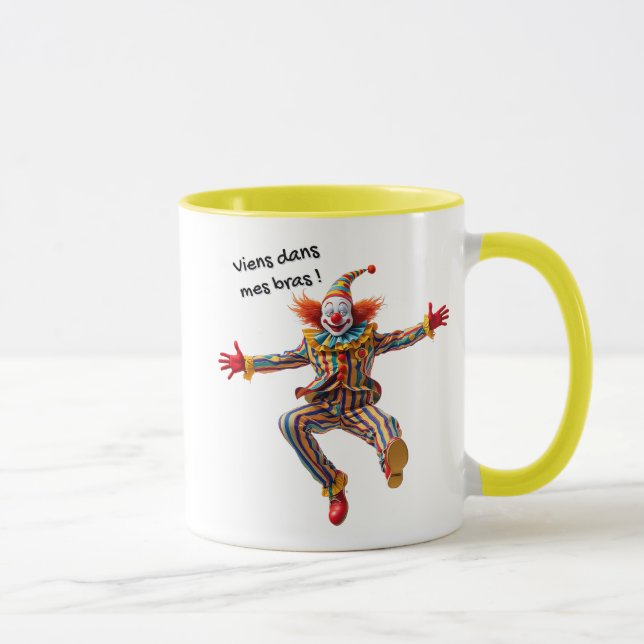 Un clown très drôle avec son gros nez rouge. mugg (Höger)