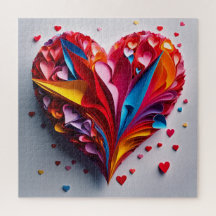 Un coeur en origami