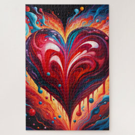 Un coeur qui fond pussel