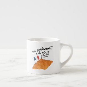 Un Croissant S'il Vous Plait - Fransk Food Espressomugg
