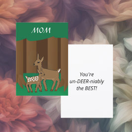 Un-Deer-Niably the best Julkort