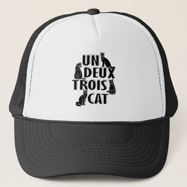 Un Deux Trois Cat - Fransk Pun Keps (Framsida)