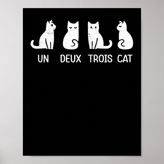 un deux trois cat poster (Framsidan)