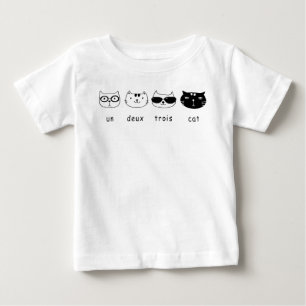 Un Deux Trois Cat,Un Deux Trois Cat/Fransk Cat T Shirt