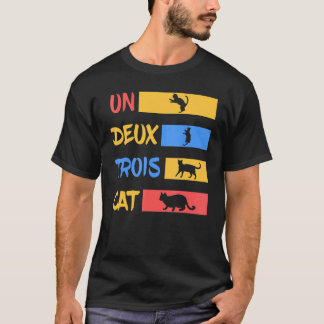 Un Deux Trois Kattfärger T Shirt