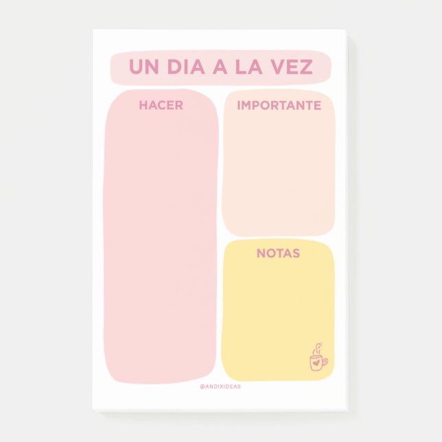 Un Día a la Vez - Post-it Notes Block (Framsida)