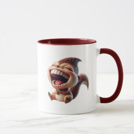 Un écureuil mort de rire. mugg