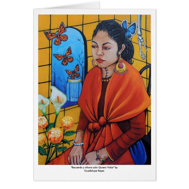 Un Embarazo Místico Hälsningskort (Framsidan)