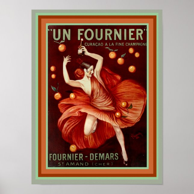 Un Fournier-Demars Ad Poster 12 x 16 (Framsidan)