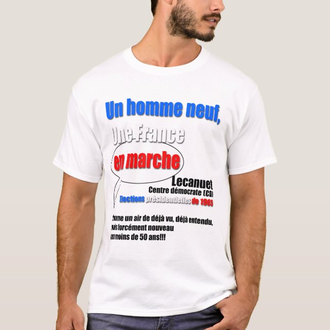 Un Homme neuf, Une Frankrike EN Marche 2017-1965 W Tee (Framsida)