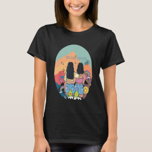 Un idé simpatico abbraccio per amante del amicizi t shirt