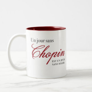 Un-jour sans Chopin… Två-Tonad Mugg
