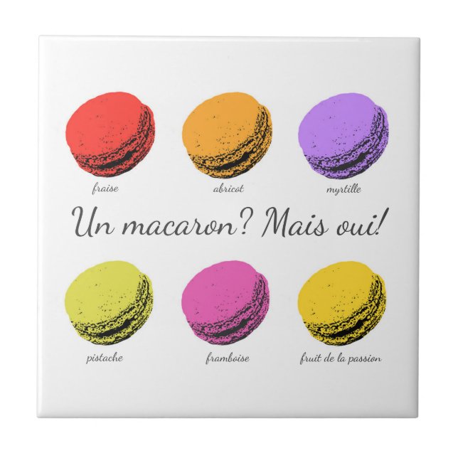 Un macaron? Mais oui! Kakelplatta (Framsidan)