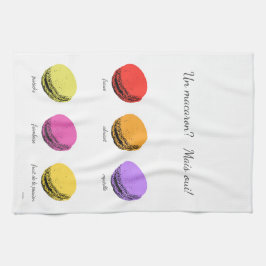 Un macaron? Mais oui! Kökshandduk