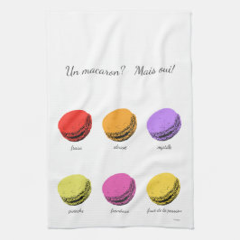 Un macaron? Mais oui! Kökshandduk