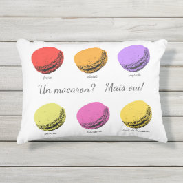 Un macaron? Mais oui! Utomhuskudde