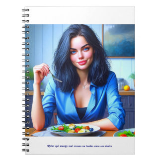 - Un Message du Cœur Anteckningsbok