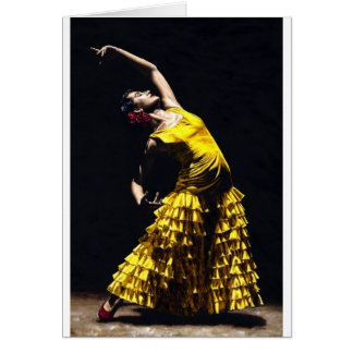 Un Momento Intenso del Flamenco Hälsningskort
