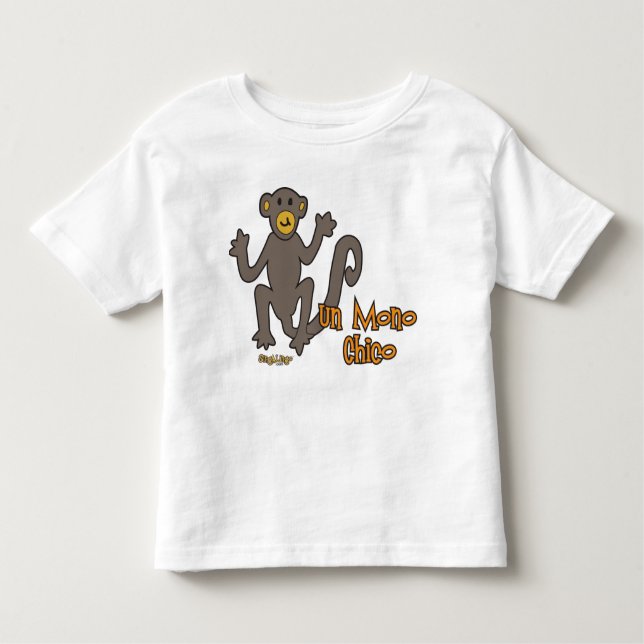 Un Mono Chico (en lite apa) T Shirt (Framsida)