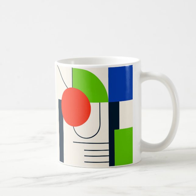 Un mug au look moderne et formes géométriques. kaffemugg (Höger)