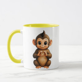 Un petit singe qui vous aime mugg