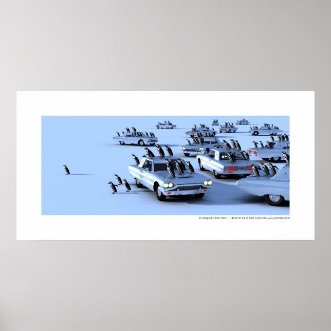 Un pingouin, sinon rien ! - T-Birds on ice Poster (Framsidan)