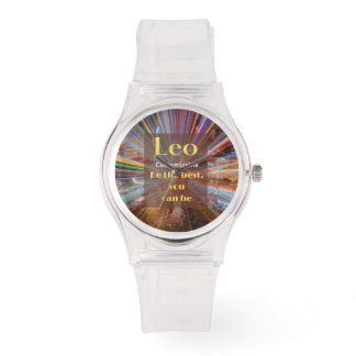  Un reloj- signo astrológico Leon/Leona Armbandsur