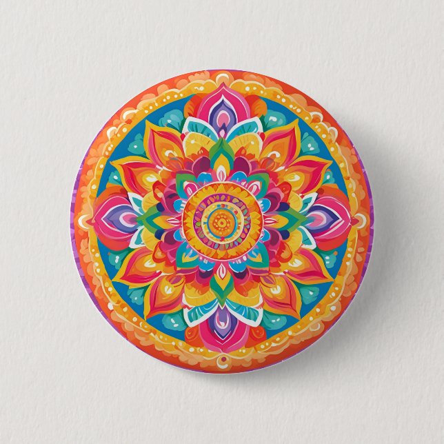 Un simple mandala knapp (Framsida)