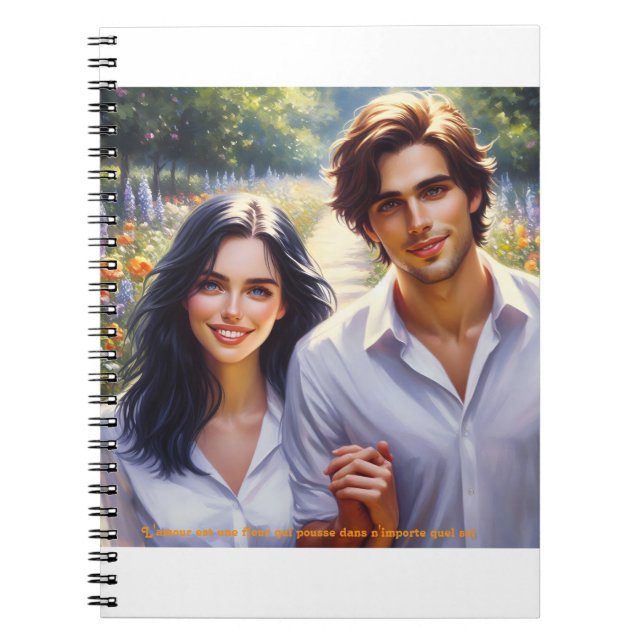  - Un Trésor d'Amour Anteckningsbok (Framsidan)