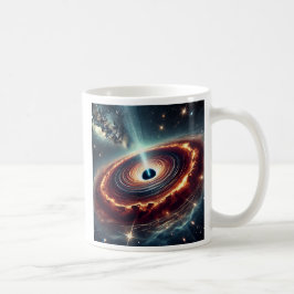 Un trou noir béant impressionnant. kaffemugg