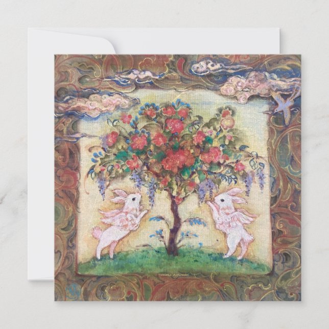 Un-u's Dream: Japanese Art Flat Card (Framsida)