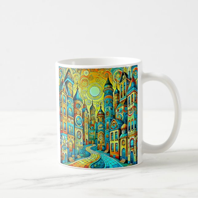 Un ville aux aurores  kaffemugg (Höger)
